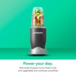 nutribullet Personal Blender for Shakes, Smoothies, Food Prep, and Frozen Blending, 24 Ounces, 600 Watt, Gray, (NBR-0601) - Image 4