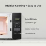 COMFEE EM720CPL-PMB Countertop Microwave Oven with Sound On/Off, ECO Mode and Easy One-Touch Buttons, 0.7 Cu Ft, Black - Image 8