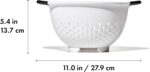 OXO Good Grips 3 QT Plastic Colander, White - Image 3
