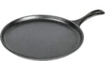 Lodge L9OG3 Cast Iron Round Griddle, Pre-Seasoned, 10.5-inch - Made in USA, Compatible with Stovetop, Oven, Grill & Campfire - Image 2
