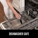 GORILLA GRIP BPA-Free Heavy Duty Ice Cream Scoop, Comfortable Ergonomic Handle, Professional Grade Scooper for Perfect Round Scoops, Spoon Frozen Hard Gelato, Sorbet, Cookie Dough, Kitchen Tool, Black - Image 8