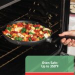 T-fal Specialty Nonstick Fry Pan Set 3 Piece, 8, 9.5, 11 Inch, Oven Broiler Safe 350F, Cookware, Pots and Pans Set Non Stick, Kitchen Frying Pans, Skillets, Durable, Dishwasher, Black - Image 6
