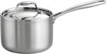 Tramontina Signature Tri-Ply Clad Stainless Steel 2-Quart Sauce Pan with Lid, Induction-Ready, Dishwasher-Safe, NSF-Certified, Made in Brazil - Image 2