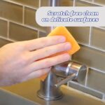 Scrub Daddy Sponge Daddy - Scratch-Free Multipurpose Dish Sponge - BPA Free & Made with Polymer Foam - Stain & Odor Resistant Kitchen Sponge (4 Count) - Image 8