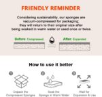 AIDEA Non Scratch Scrub Sponge, 24Count, Sponges for Dishes, Sponges Kitchen, Cleaning Sponge, Cleans Fast Without Scratching, Stands Up to Stuck-on Grime, Cleaning Power for Everyday Jobs - Image 5