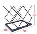 Small Wine Racks Countertop(5 Bottle Capacity),Metal Wine Bottle Holder Modern Black for Home Kitchen Bar,Tabletop Wine Rack for Cabinet, Pantry, Wine Bottle Storage - Image 3