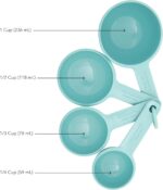 KitchenAid Measuring Cups, Set Of 4, Aqua Sky - Image 3