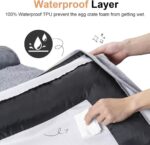 Large Dog Bed Orthopedic Washable: Beds Bolster XL Bed Large Big Dogs Memory Foam Couch Sofa Waterproof with Removable Cover - Image 5