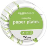 Amazon Basics Everyday Paper Plates, 10 Inch, Disposable, 150 Count - Image 3