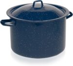 IMUSA C20666-1063310W 6-Quart Blue Speckled Enamel Stock Pot with Lid - Image 2