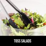 GORILLA GRIP Stainless Steel Heat Resistant Kitchen Tongs for Cooking, Set of 2 BBQ Tong, Non Scratch Silicone Tip for Pans, Strong Grip, Grab Food, Toss Salad, Air Fryer, Pull Lock, 7 + 9 Inch, Black - Image 9