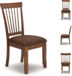 Signature Design by Ashley D199-01 Dining-Chair, 2 count, Light Brown - Image 8