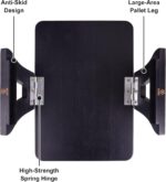 Couch Arm Tray, Sofa Armrest Table Portable Clip-On Folding Tray, Small Space Friendly Sofa Side Table for Eating, Drinking, Working, Remote Storage, Black - Image 6