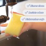 Scrub Daddy Sponge Daddy - Scratch-Free Multipurpose Dish Sponge - BPA Free & Made with Polymer Foam - Stain & Odor Resistant Kitchen Sponge (4 Count) - Image 6