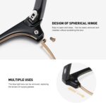 Blue Light Blocking Glasses Vintage Half Frame UV Clear Lens Anti Eyestrain Computer Gaming Glasses for Women Men - Image 7