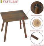 AWASEN Side Table, Small Wood End Table Living Room, Mini Bed Side Table Modern Accent Nightstand with Solid Wood for Bedroom Office Small Spaces, Rustic Brown - Image 5
