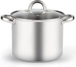 Cook N Home 8 Quart Stainless Steel Stockpot with Lid - Image 2