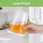 60 Sets (120-Piece) Deli Containers with Lids, 32/16/8 oz X 20 Set Each, Leak-Proof & BPA Free Airtight Takeout Plastic Food Storage Containers for Soup, Freezer/Microwave/Dishwasher Safe - Image 5