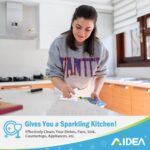 AIDEA Kitchen Towels, Absorbent Dish Cloth for Kitchen, Soft Dish Towels for Home, Multi-Purpose Cloths for Household Cleaning and Drying-8PK, 12”x12” - Image 6