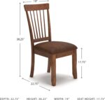 Signature Design by Ashley D199-01 Dining-Chair, 2 count, Light Brown - Image 4