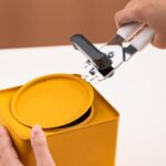 Can Opener Manual, Can Openers Hand Held with Comfort Anti-Slip Handles, Heavy Duty Stainless Steel Can Opener Smooth Edge and Bottle Openers, Easy Turn Can Openers for Seniors, Kitchen, White - Image 6