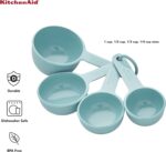 KitchenAid Measuring Cups, Set Of 4, Aqua Sky - Image 5