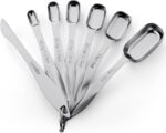 Spring Chef Stainless Steel Measuring Spoons Set of 7 with Leveler, Rectangular Metal Teaspoon & Tablespoon Measuring Spoons for Dry & Liquid Ingredients - Nesting Kitchen Gadgets For Baking & Cooking - Image 2