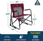 GCI OUTDOOR Freestyle Rocker Outdoor Rocking Chair with Beverage Holder - Image 3