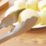 304 Stainless Steel Kitchen Cooking Tongs, 9" and 12" Set of 2 Sturdy Grilling Barbeque Brushed Locking Food Tongs with Ergonomic Grip, Black - Image 7