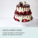 Chicago Metallic Professional 3-Piece Round Cake Pan Set of 6, 8, 10 inch Premium Nonstick Bakeware, Heavy-Weight Carbon Steel for Even Baking, Perfect for Layer Cakes - Image 6