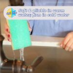 Scrub Daddy Sponge Daddy - Scratch-Free Multipurpose Dish Sponge - BPA Free & Made with Polymer Foam - Stain & Odor Resistant Kitchen Sponge (4 Count) - Image 7