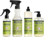 MRS. MEYER'S CLEAN DAY Lemon Verbena Scent Variety, 1 Room Freshener 8 OZ, 1 Liquid Dish Soap 16 OZ, 1 Liquid Hand Soap 12.5 OZ, 1 Multi-surface Cleaner 16 OZ, Lemon Verbena, 1 CT - Image 2