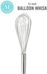 Martha Stewart Richburn 12" Stainless Steel Balloon Whisk - Satin Finish (Pack of 1) - Image 3