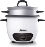 Aroma Housewares 14-Cup (Cooked) (7-Cup UNCOOKED) Pot Style Rice Cooker and Food Steamer (ARC-747-1NG),White - Image 2