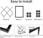 Small Wine Racks Countertop(5 Bottle Capacity),Metal Wine Bottle Holder Modern Black for Home Kitchen Bar,Tabletop Wine Rack for Cabinet, Pantry, Wine Bottle Storage - Image 5