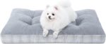 MIHIKK Washable M Dog Bed for Medium Dogs with Anti-Slip Bottom, Premium Foam Pet Pad for Crate for Large Medium Small Sized Puppies, 29" x 21" Gray - Image 2