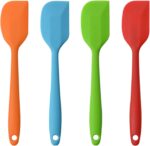 Silicone Spatulas, 11 inch Rubber Spatula Heat Resistant Seamless One Piece Design Non-Stick Flexible Scrapers Baking Mixing Tool (4 Piece) - Image 2