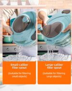 Brigii Salad Spinner, 4.24 Quart Lettuce Spinner with Double Drainage Holes, Salad Dryer for Washing, Spinning, and Draining Greens, Fruits, and Vegetables - Image 4