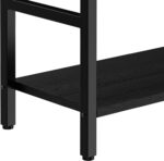 IRONCK Bookcases and Bookshelves Triple Wide 5 Tiers Industrial Bookshelf, Large Etagere Bookshelf Open Display Shelves with Metal Frame for Living Room Bedroom Home Office - Image 7