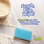 Scrub Daddy Sponge Daddy - Scratch-Free Multipurpose Dish Sponge - BPA Free & Made with Polymer Foam - Stain & Odor Resistant Kitchen Sponge (4 Count) - Image 3