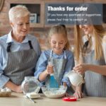 Silicone Whisk,Heat Resistant 480°F Whisks For Cooking Non Scratch,Stainless Steel wired wisk,Plastic Rubber Whisk Tool For Nonstick Cookware Pans,Silicon Wisks Set of 4,Blue - Image 10