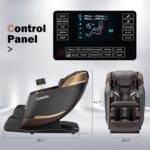 Culanta Massage Chair Full Body, Zero Gravity SL-Track Shiatsu Massage Recliner Chair with Body Scan, Airbags, Foot Rollers, Deep Yoga Stretch, Heating (U1-Brown) - Image 2