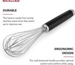 KitchenAid Classic Utility Whisk, 10.5 Inch, Black - Image 5