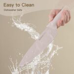 Astercook Knife Set, 13 Pieces Kitchen Knives Set with Healthy Anti-Rust Coating, Dishwasher Safe, Stainless Steel Chef Knife Sets with 6 Blade Guards, Perfect Holiday Gifts for Kitchen - Image 7