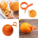 Vegetable Peeler, Potato Peelers for Kitchen Stainless Steel Multi-function Set Fruit Peeler For Kitchen and Household Tools Y & I Shape Swivel Blades with ​2 Orange Citrus Peelers - Image 5
