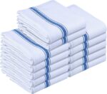 Utopia Towels Blue Dish Towels [12 Pack - 15 x 25 Inches] 100% Ring Spun Cotton Highly Absorbent & Reusable Cleaning Bar, Tea, Kitchen and Dishcloths Set - 200 GSM - Image 2