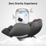 Real Relax 2025 Massage Chair Full Body,Zero Gravity 3D SL-Track Shiatsu Massage Recliner Chair with Heat Body Scan Bluetooth Foot Roller APP Control, Child Lock, Favor-06,Brown - Image 5