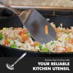 Chef Craft Select Cooking Ladle, 11.5 inch, Stainless Steel - Image 4