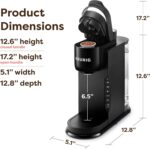 Keurig K-Express Single Serve K-Cup Pod Coffee Maker, 3 Brew Sizes, Strong Button Feature, 42oz Removable Reservoir, Black - Image 7