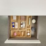 bamboo drawer organizer Set，expandable drawer dividers,wooden storage organizers,large trays for kitchen, bathroom,flatware,Tea Bag Organizer (1 X 5PCS Natural) - Image 8